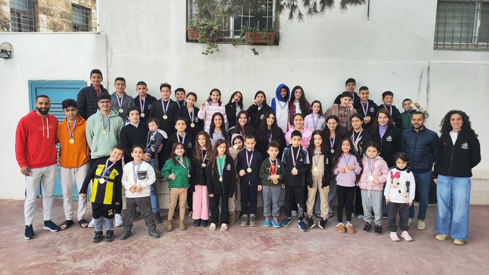 De La Salle Club athletes, coaches, and families gathered in Bethlehem.